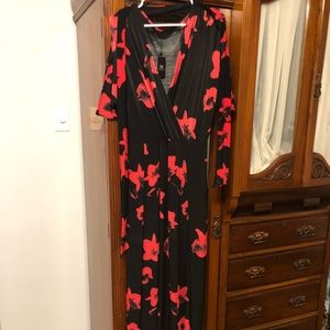 NWT Koh Koh full length wrap dress